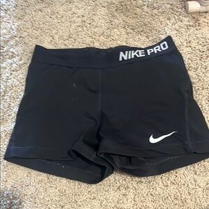 Nike Black Athletic Shorts Compression Fit
